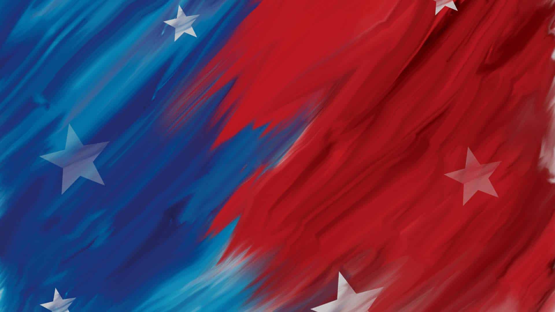 abstract American flag